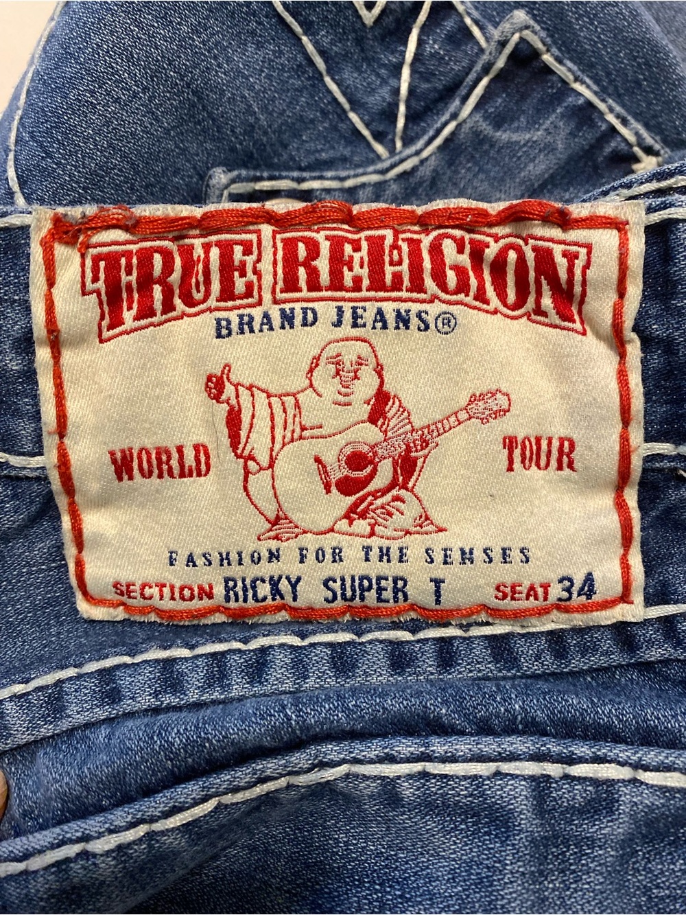 Vintage True Religion Ricky Super T Jeans - Size 30 (Made in USA) - Picture 12 of 15